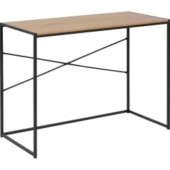 Bureau industriel en chêne et métal - Senzo