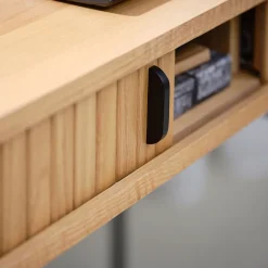 Bureau placage chêne naturel - Nola