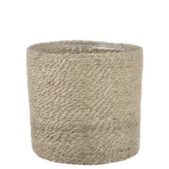 Cache-pot creme h20cm - atlantic