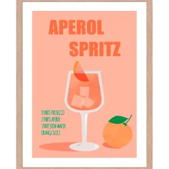 Cadre avec affiche "Aperol spritz" 30x40cm - Lario