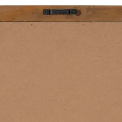 Cadre déco margueritte en tissu et bois 33x43cm