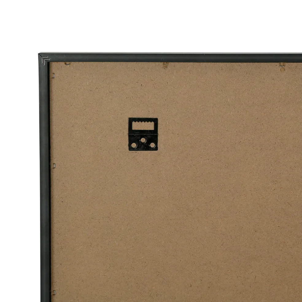 Cadre deco arty visage noir 52x72cm