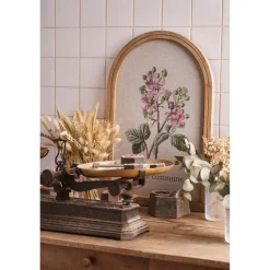 Cadre fleur horticoles en tissu et sapin 40x60cm - Horticole