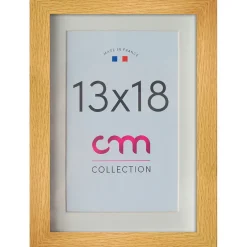 Cadre photo passe partout 1vue 13x18cm lario chene