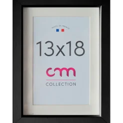 Cadre photo passe partout 1vue 13x18cm lario noir