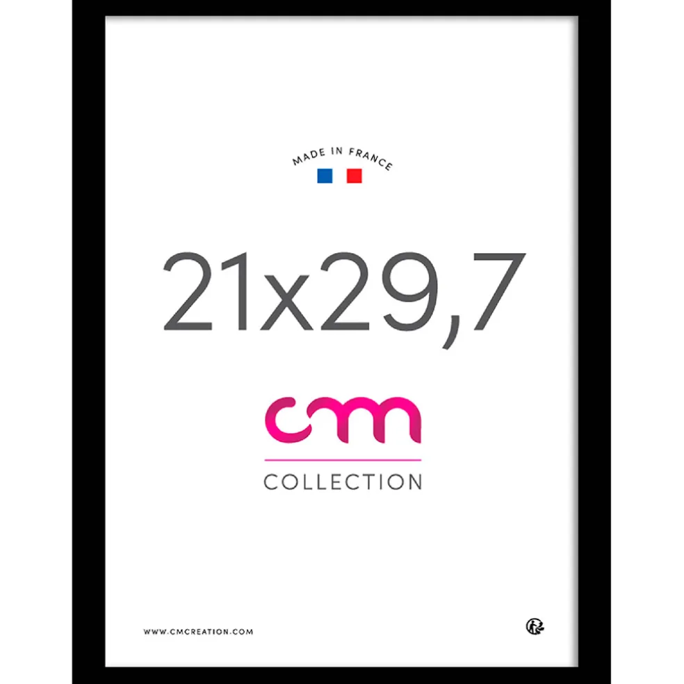 Cadre photo 21x29.7cm lario noir