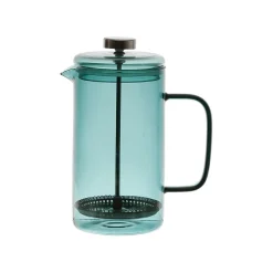 Cafetière à piston café vert 75cl en verre