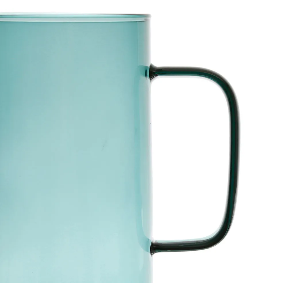 Cafetière à piston café vert 75cl en verre