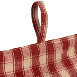 Cale porte en coton rouge - Campagne