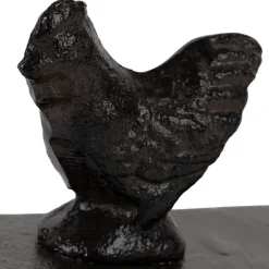 Cale porte en fonte brun - Basse-Cour