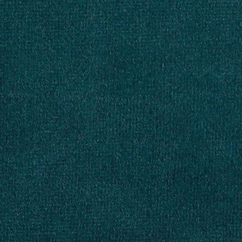 Canapé d'angle droit 5 places André - effet velours - Seven emerald