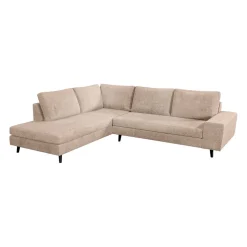 Canapé d'angle droit 5 places ANDRE - Dany ecru 2