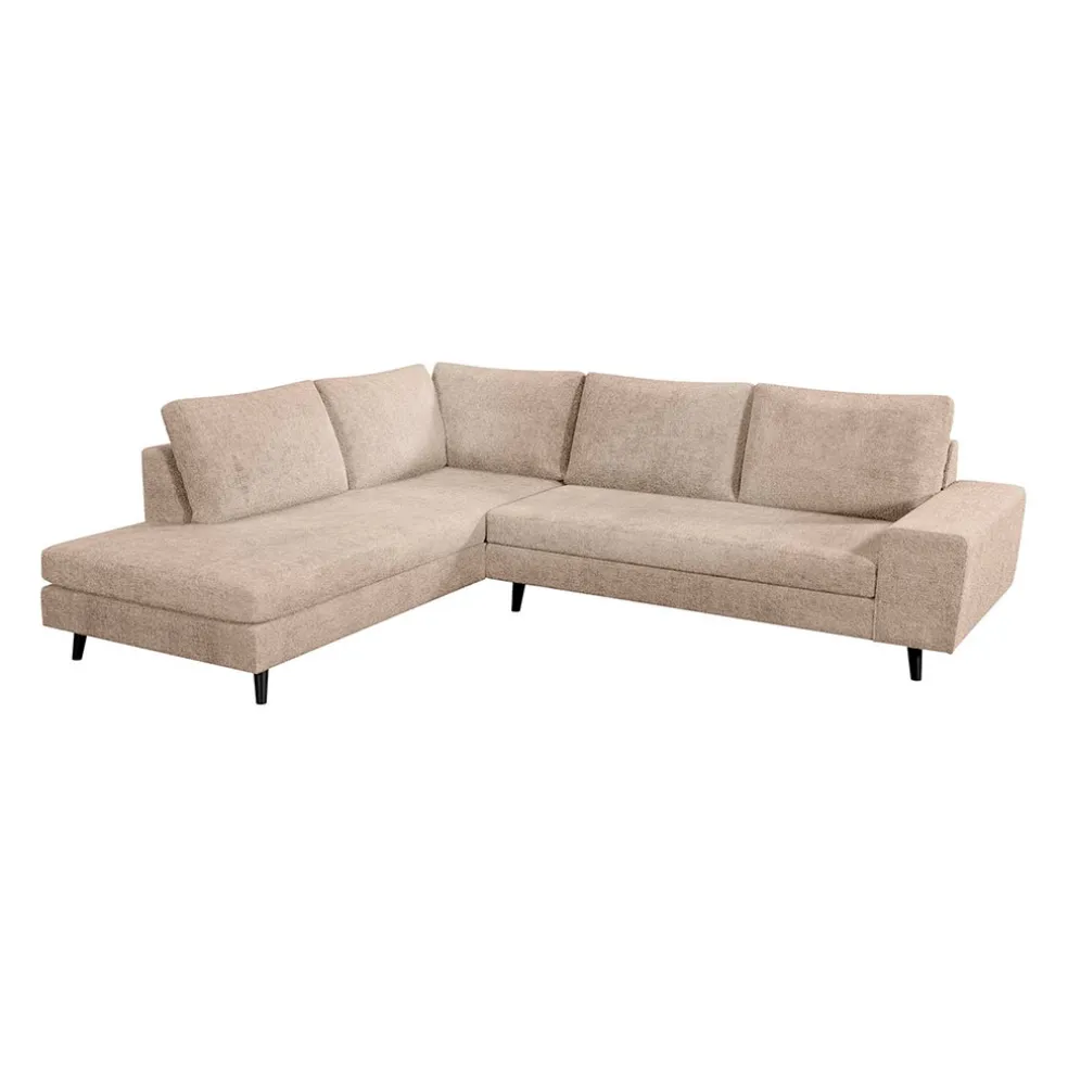 Canapé d'angle droit 5 places ANDRE - Dany ecru 2