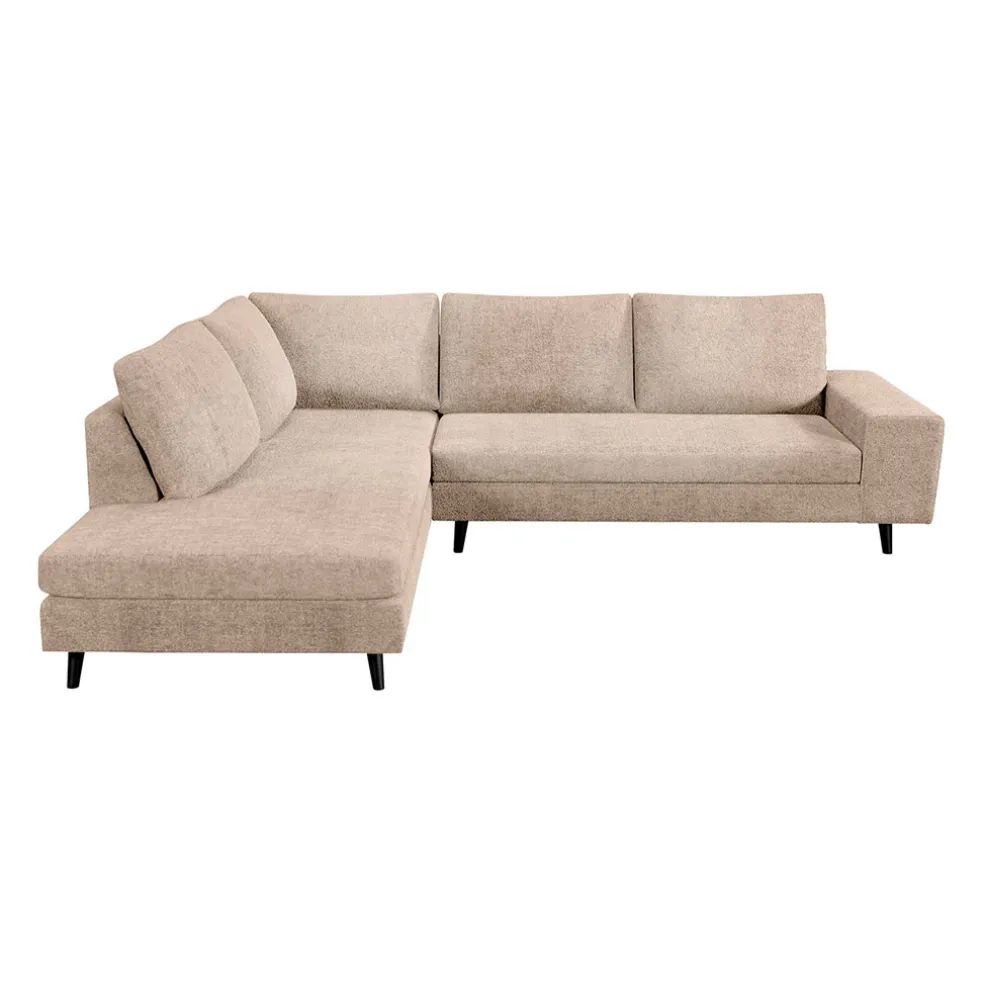 Canapé d'angle droit 5 places ANDRE - Dany ecru 2