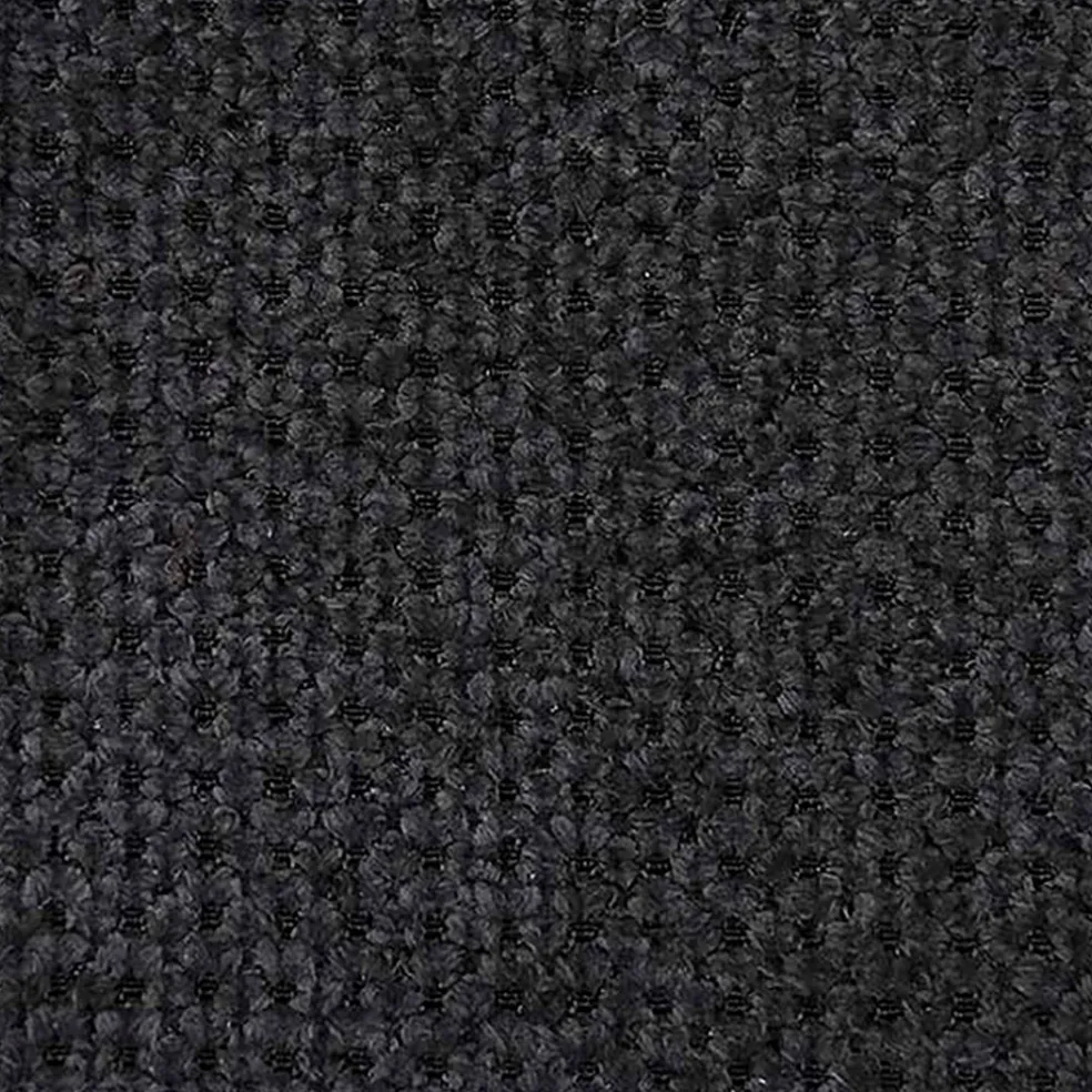 Canapé d'angle gauche 5 places André - tissu texturé - Crown moutarde