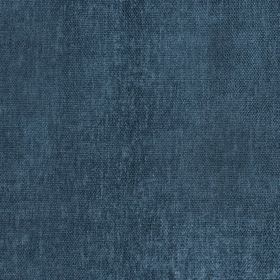 Canapé fixe 3 places Gaspard - Velours Texturé - Dany Bleu grisé