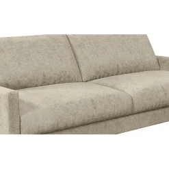 Canapé fixe 3 places Gaspard - Velours Texturé - Dany Bleu grisé