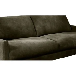 Canapé fixe 3 places Gaspard - Velours Vintage - Adore Anthracite