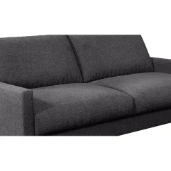 Canapé fixe 3 places Gaspard - Tissu - Enjoy Anthracite