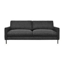 Canapé fixe 3 places Gaspard - Tissu - Enjoy Anthracite