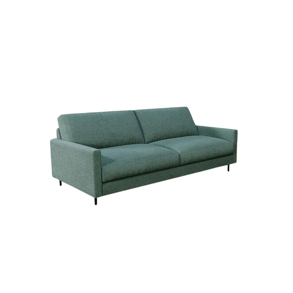 Canapé fixe 3 places Gaspard - Tissu - Enjoy Anthracite