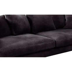 Canapé fixe 4 places Marius - Effet Velours - Seven Turtle