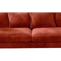 Canapé fixe 4 places Marius - Effet Velours - Seven Turtle