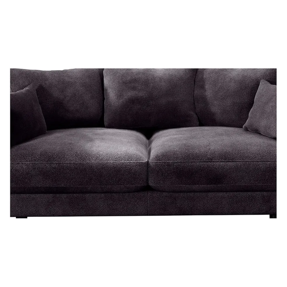 Canapé fixe 4 places Marius - Effet Velours - Seven Turtle