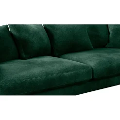 Canapé fixe 4 places Marius - Effet Velours - Seven Turtle