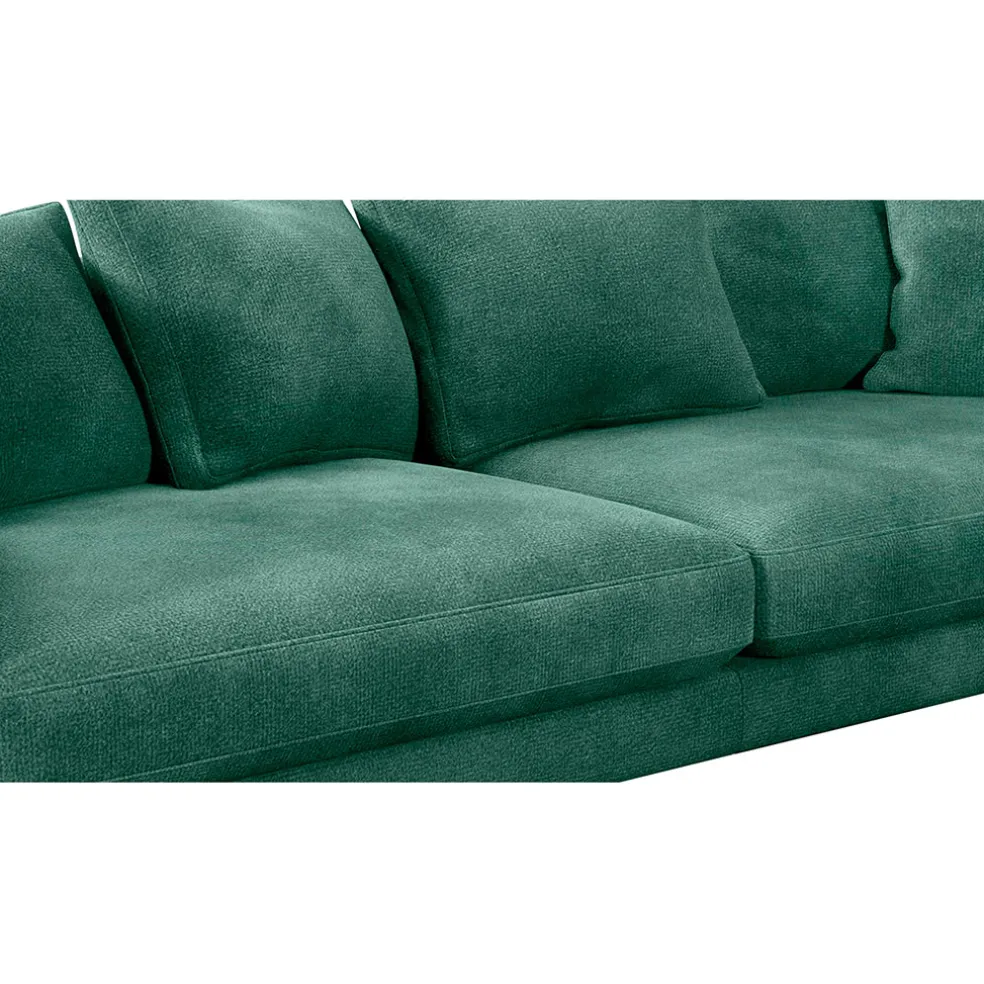 Canapé fixe 4 places Marius - Effet Velours - Seven Turtle