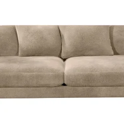 Canapé fixe 4 places Marius - Effet Velours - Seven Turtle