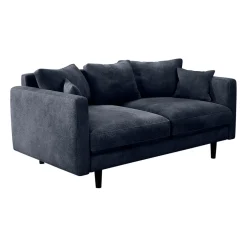 Canapé fixe 4 places Marius - Effet Velours - Seven Turtle