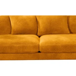 Canapé fixe 4 places Marius - Effet Velours - Seven Turtle