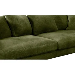 Canapé fixe 4 places Marius - Effet Velours - Seven Turtle