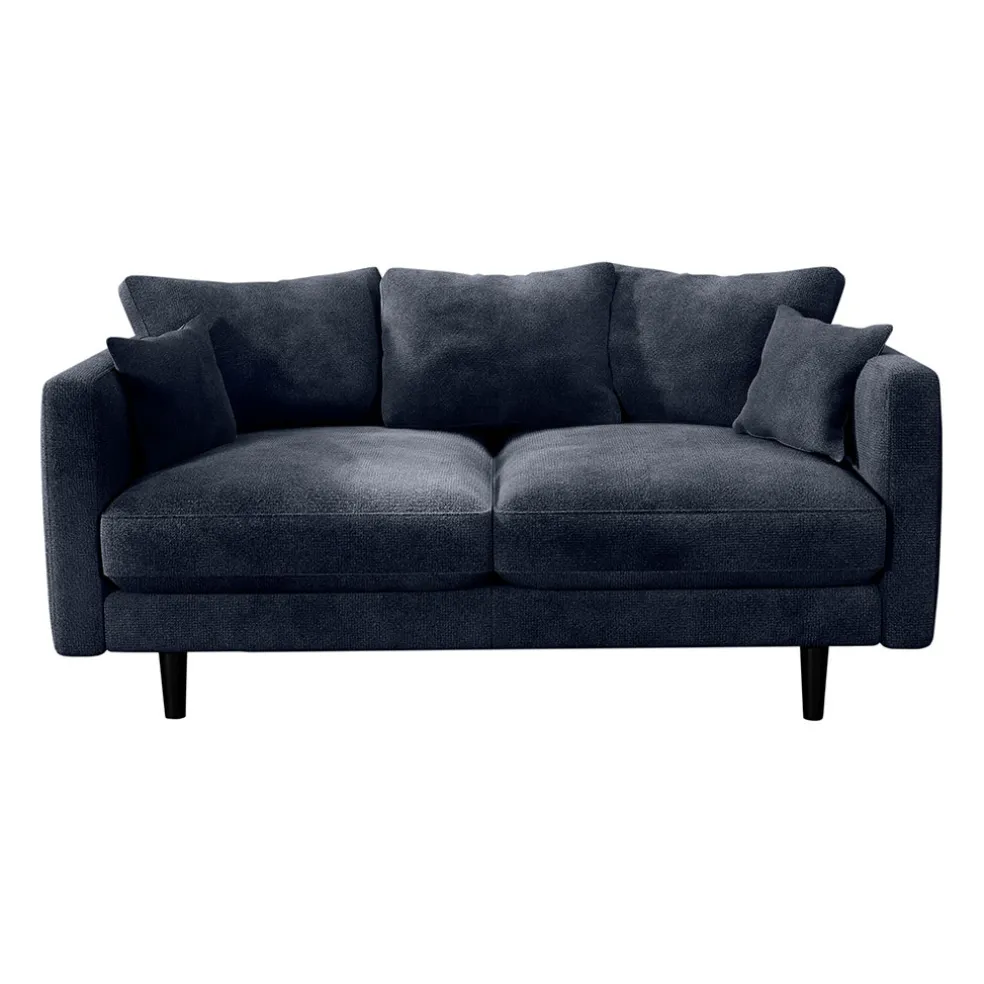 Canapé fixe 4 places Marius - Effet Velours - Seven Turtle