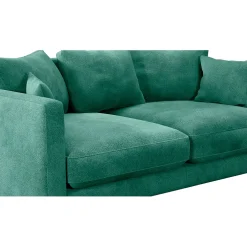 Canapé fixe 4 places Marius - Effet Velours - Seven Turtle