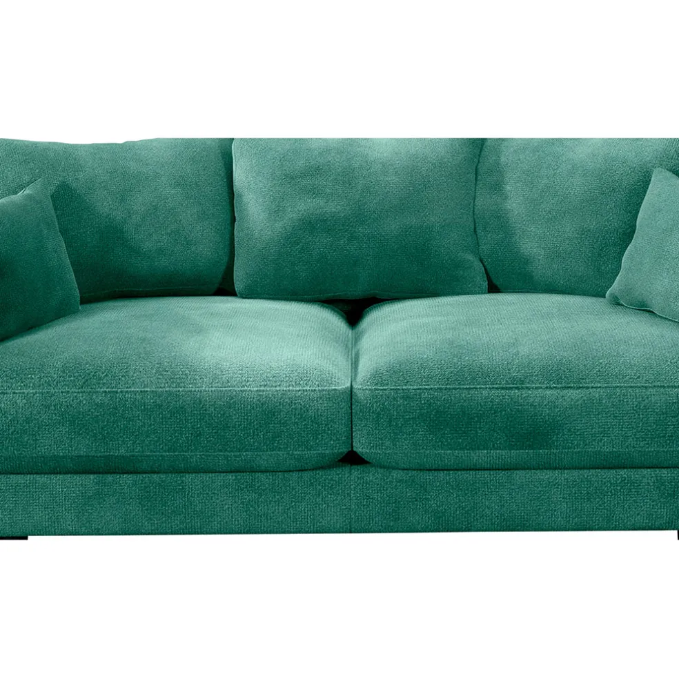 Canapé fixe 4 places Marius - Effet Velours - Seven Turtle