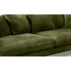 Canapé fixe 4 places Marius - Effet Velours - Seven Turtle