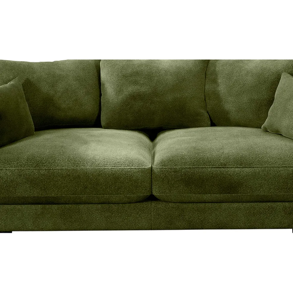 Canapé fixe 4 places Marius - Effet Velours - Seven Turtle