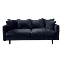 Canapé fixe 4 places Marius - Effet Velours - Seven Turtle