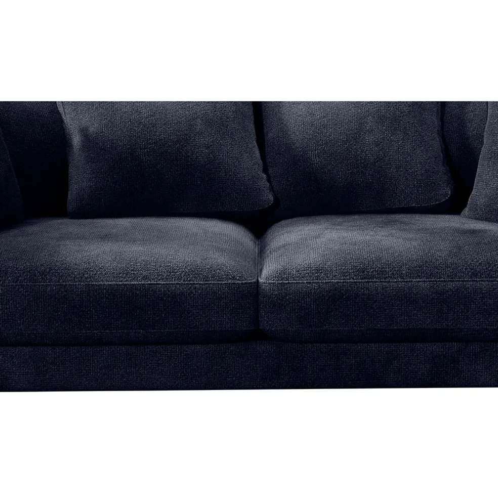 Canapé fixe 4 places Marius - Effet Velours - Seven Turtle