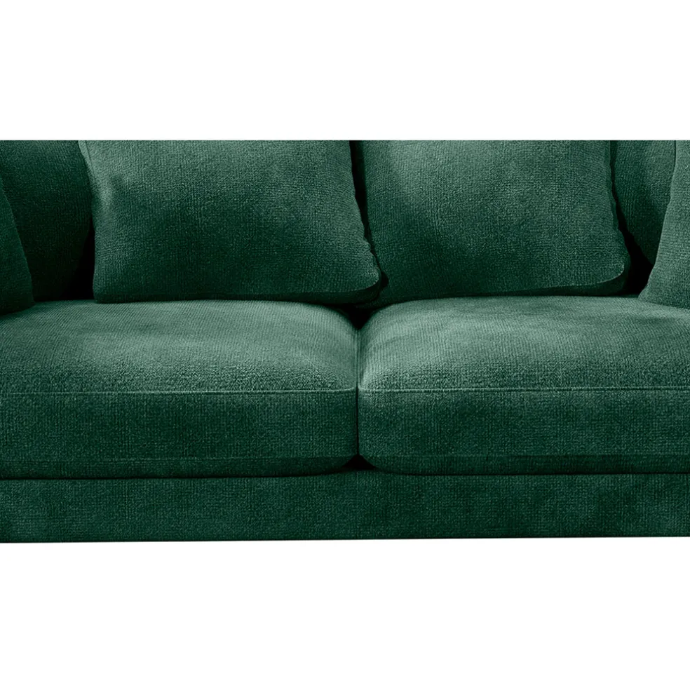 Canapé fixe 4 places Marius - Effet Velours - Seven Turtle