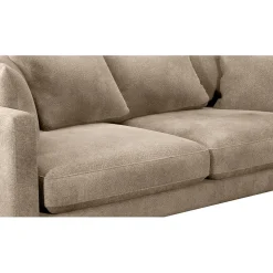 Canapé fixe 4 places Marius - Effet Velours - Seven Turtle