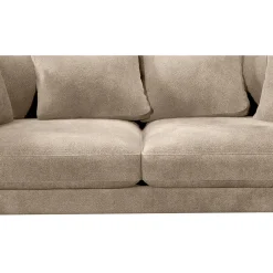 Canapé fixe 4 places Marius - Effet Velours - Seven Turtle