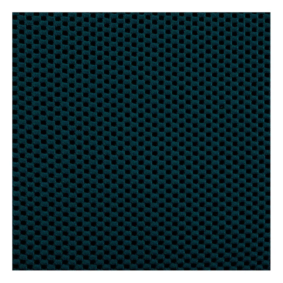 Canape 3 places en tissu 3d bleu canard - Oxia