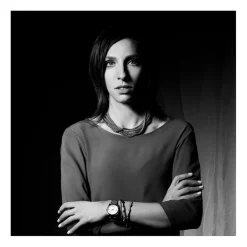 Canape angle droit 4 places en tissu texturé bleu marine - Austin