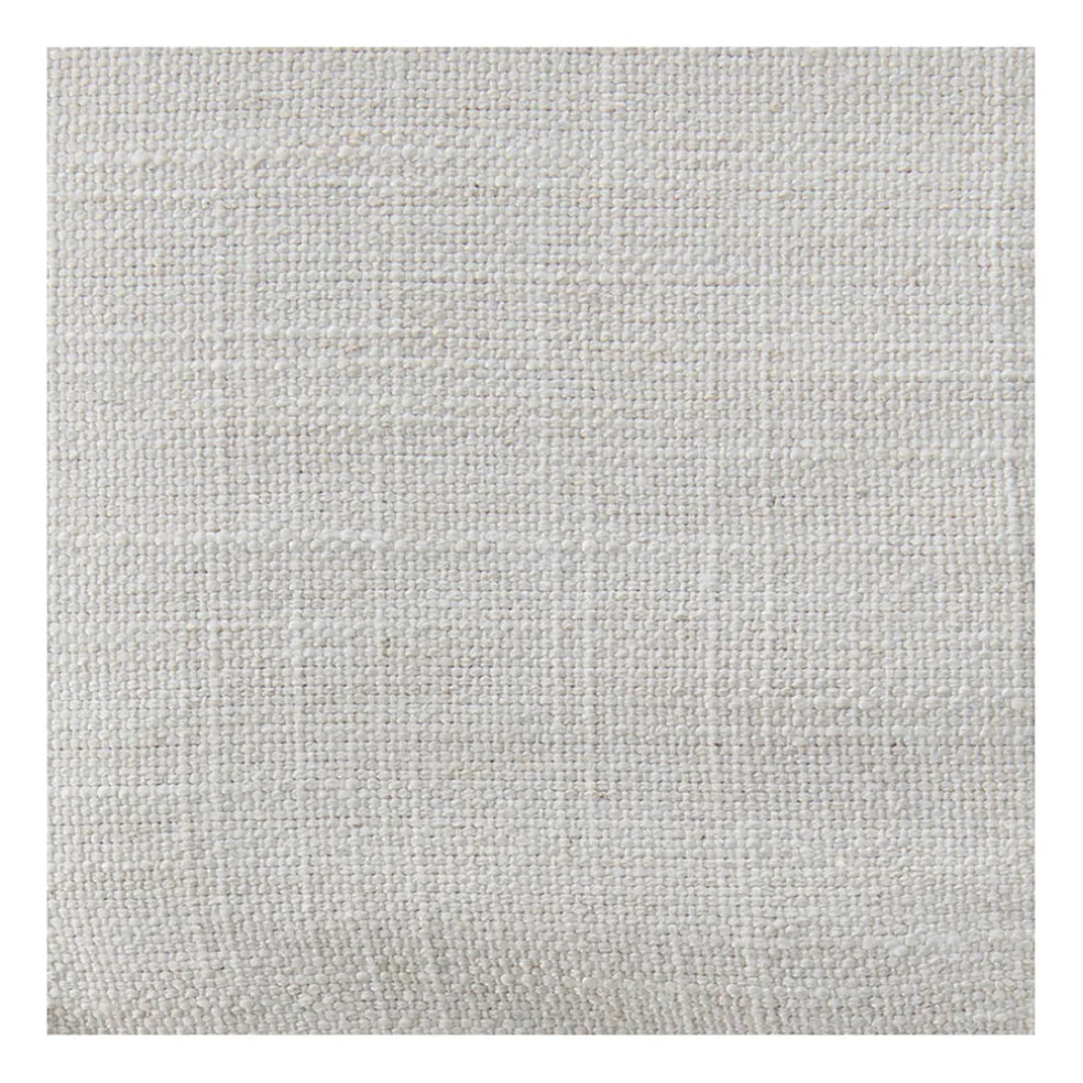 Canape angle droit fixe en tissu perlé gris - Tessie