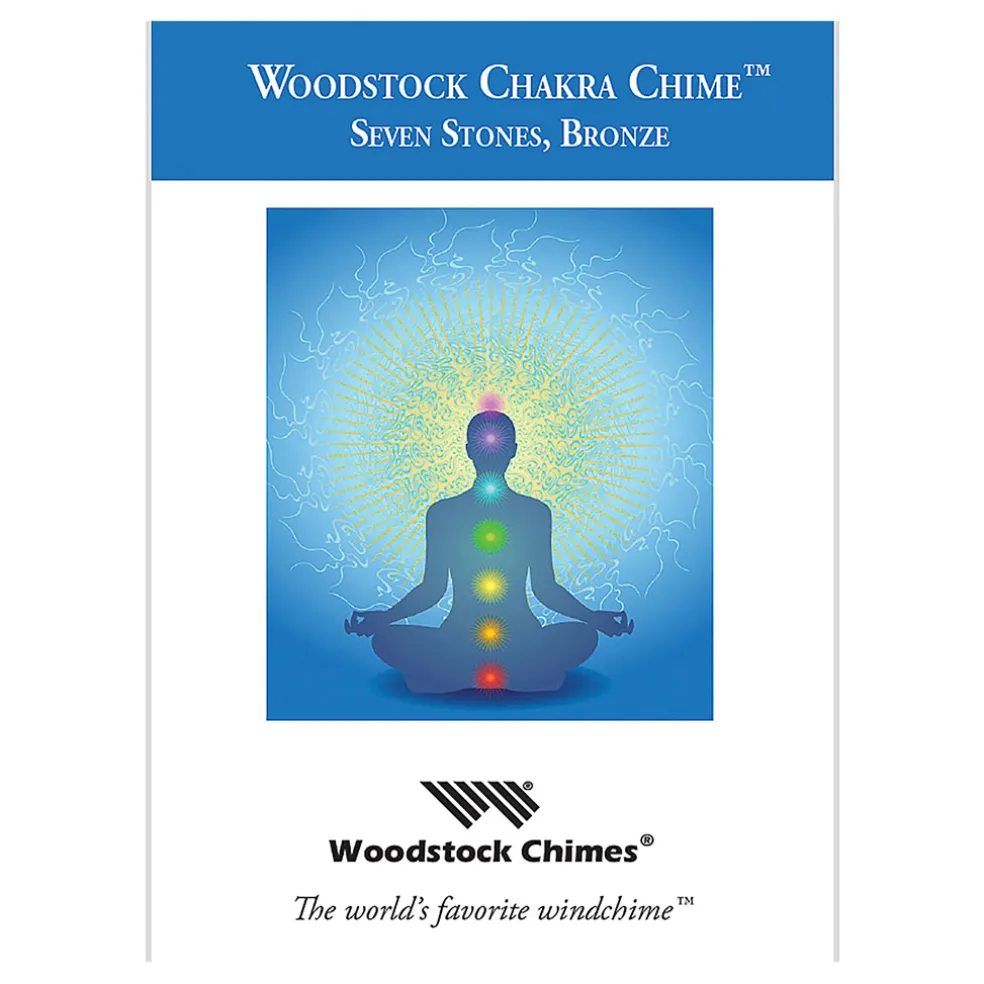 Carillon à vent 7 chakras argenté h44cm