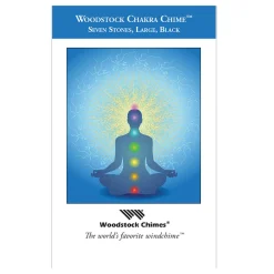 Carillon à vent 7 chakras argenté h44cm