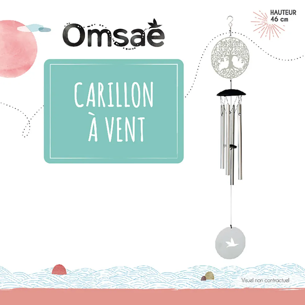 Carillon à vent arbre de vie 46 cm